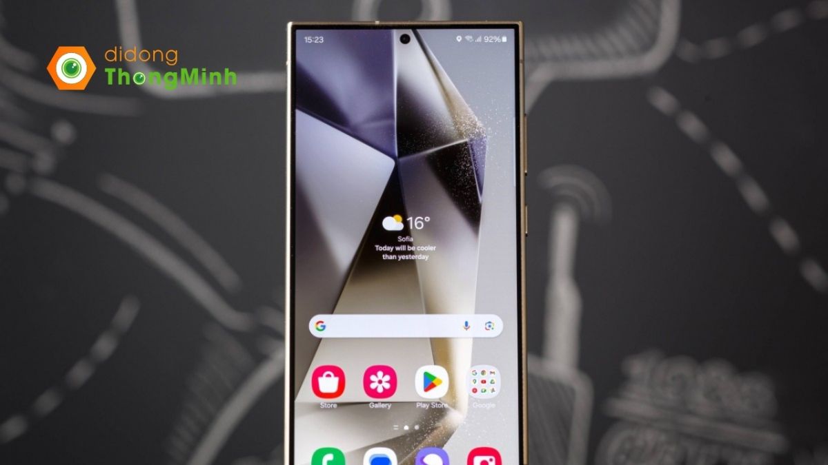 Màn hình Galaxy S24 Ultra sáng hơn