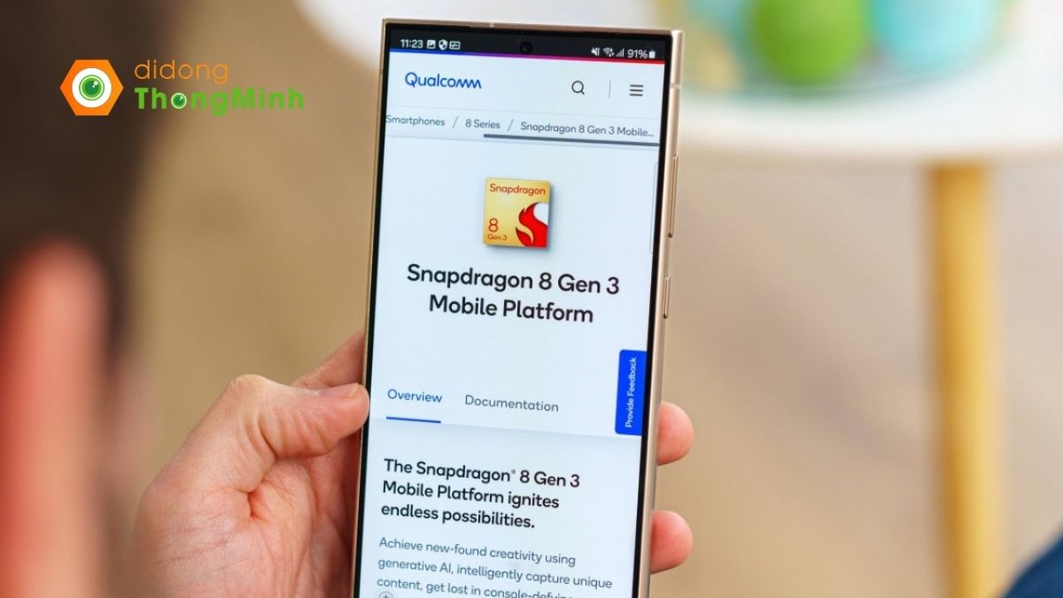 Snapdragon 8 Gen 3 trên S24 Ultra 5G 12GB/256GB có hiệu suất tốt trên toàn bộ phạm vi